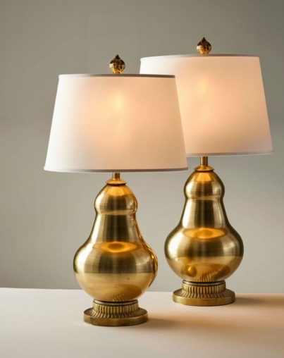 home_decor_brass_metal_tone_table_lamps_with_pu (1)